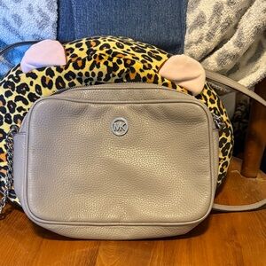 Michael Kors Taupe Crossbody Bag